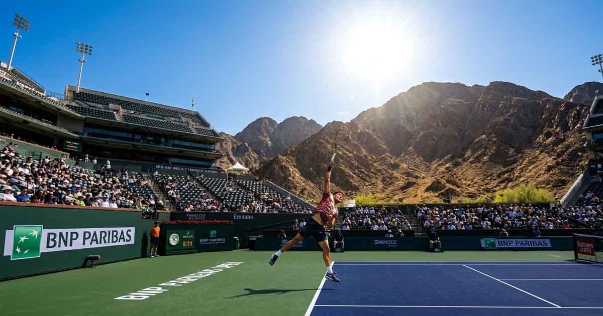 ألكاراز يتقدم في بطولة إندين ويلز ويُهزم ديميتروف بسهولة