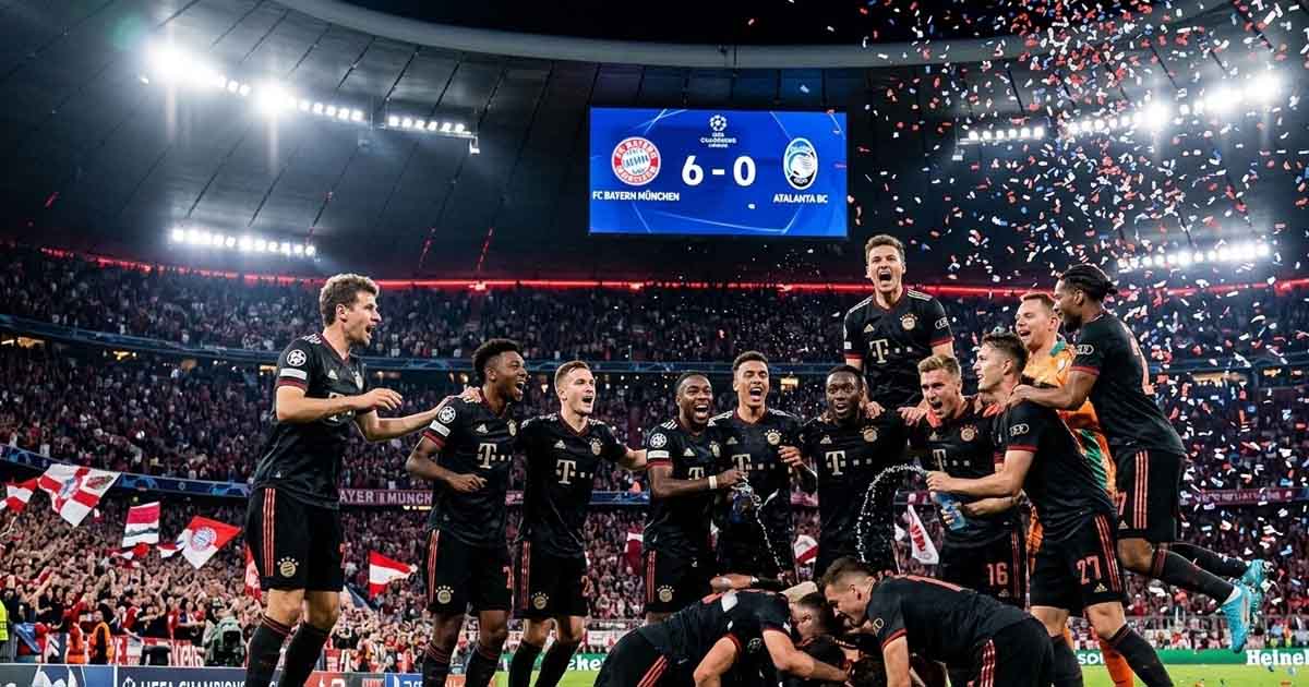 بايرن ميونخ يسحق أتالانتا بسداسية مدوية ويُعلن عن نفسه مرشحاً للقب