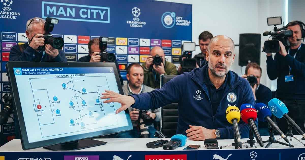 جوارديولا في المؤتمر الصحفي قبل ريال مدريد: لا مفاجآت وهذا ما يميزنا