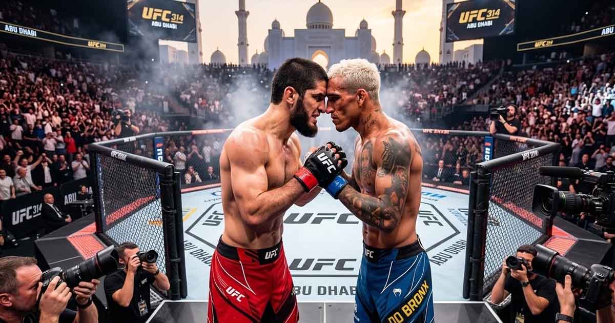 UFC 314: إسلام ماخاتشيف يدافع عن لقبه أمام شارلز أوليفيرا في مواجهة نارية